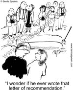 funny college university higher education recommendation letter-of-recommendation graduate student post-doc phd project research cartoon 1084